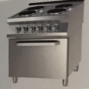 Electric Cooking Range With Oven