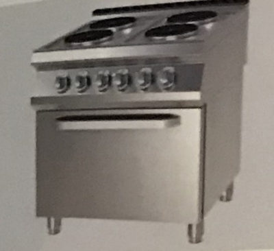 Electric Cooking Range With Oven