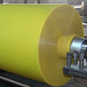 Polyurethane coated rollers
